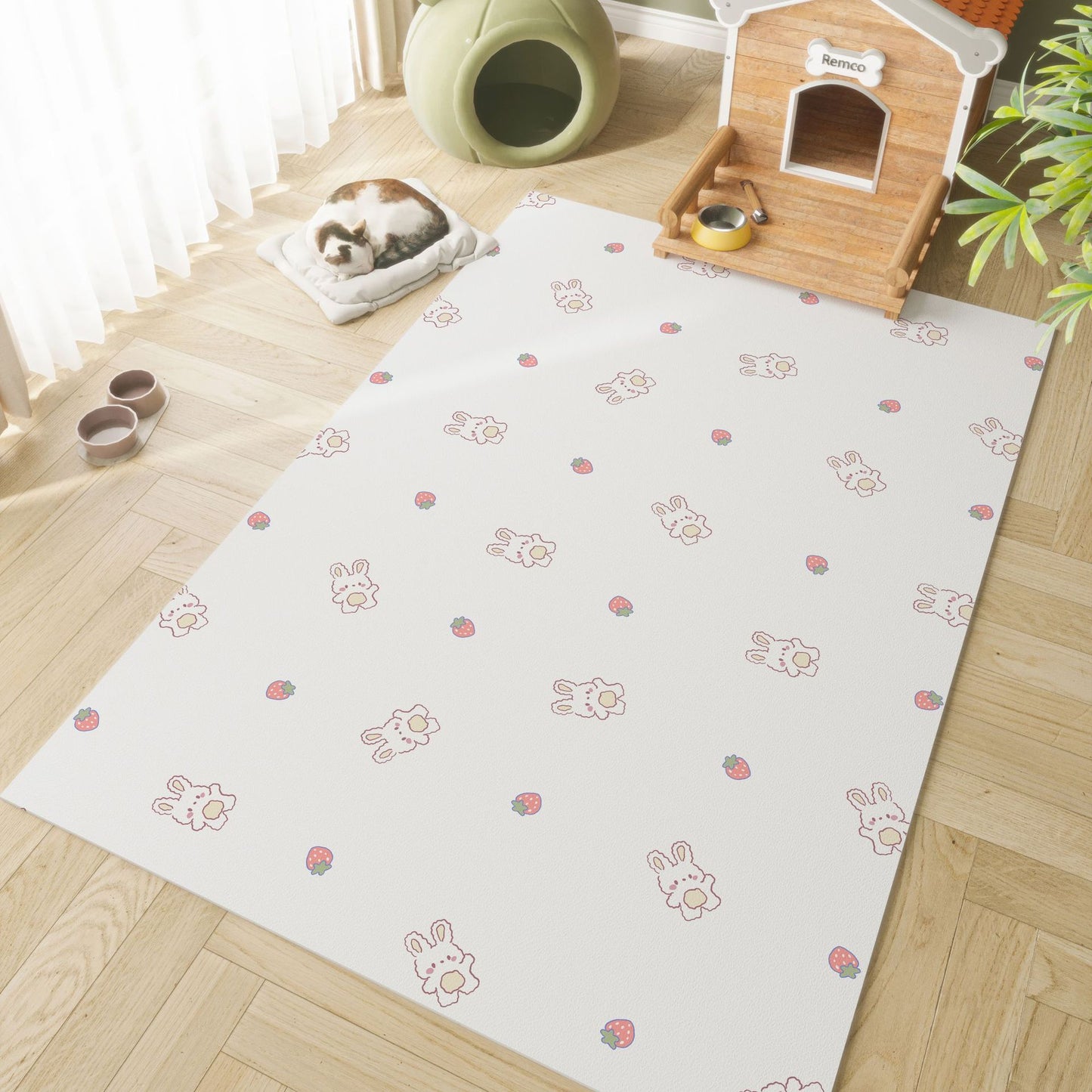 Waterproof pet mat-leather anti-slip pad for Cats & Dogs