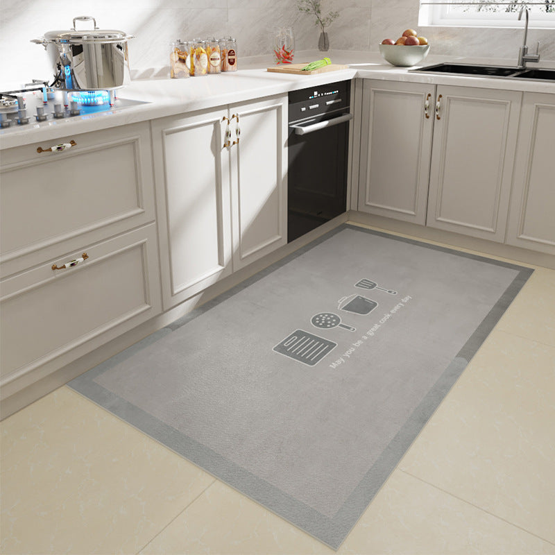 Waterproof Kitchen Mat – Non-Slip Oil-Resistant PVC Floor Rug
