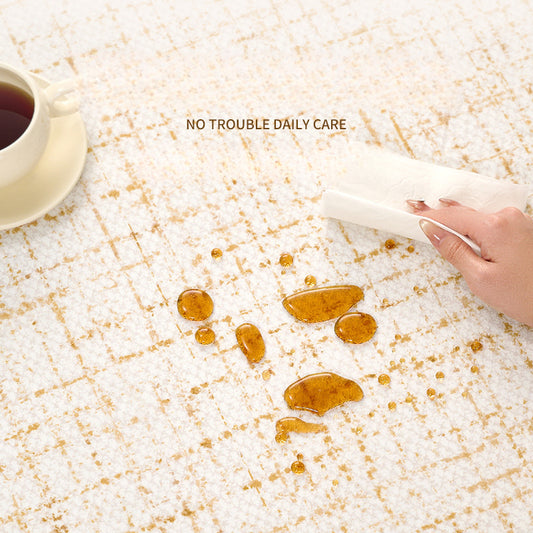 2025 Cream Waterproof Rug – Stain-Resistant, Easy-Care Rug