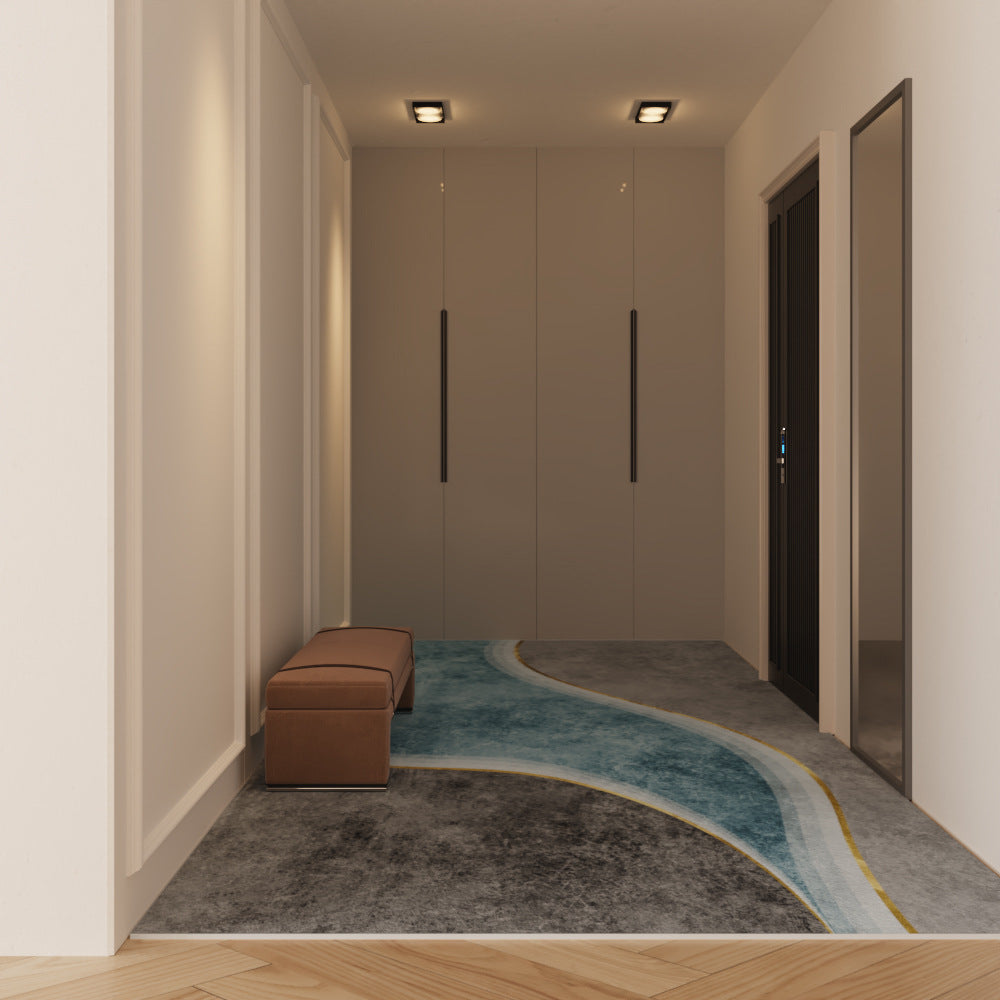 PVC Nordic Style Entryway Door Mat – Customizable Door Carpet for Hallway