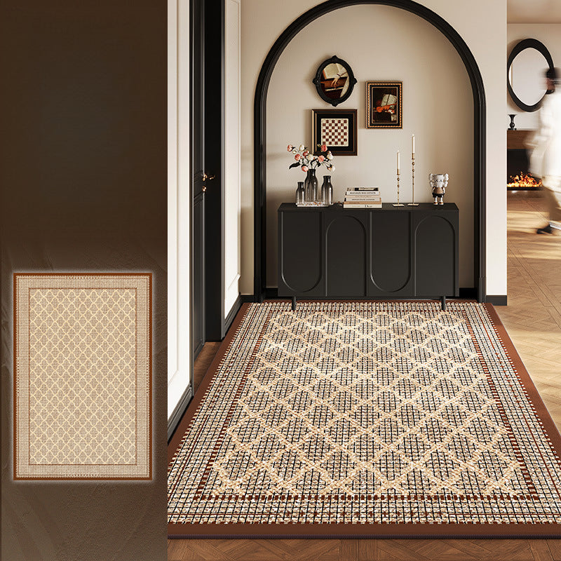 Vintage Entryway Mat – Stain-Resistant, Luxe Rug