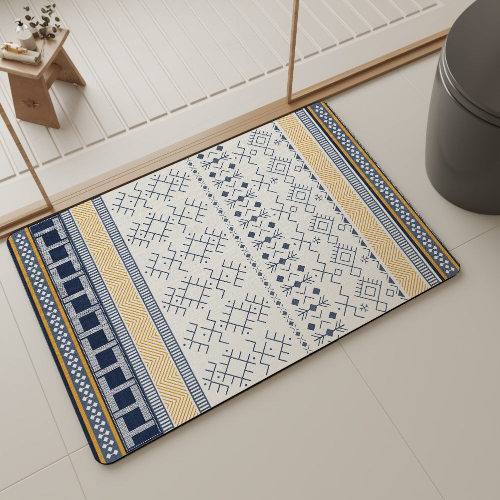 Quick-Dry Bathroom Mat – Absorbent Non-Slip Rug