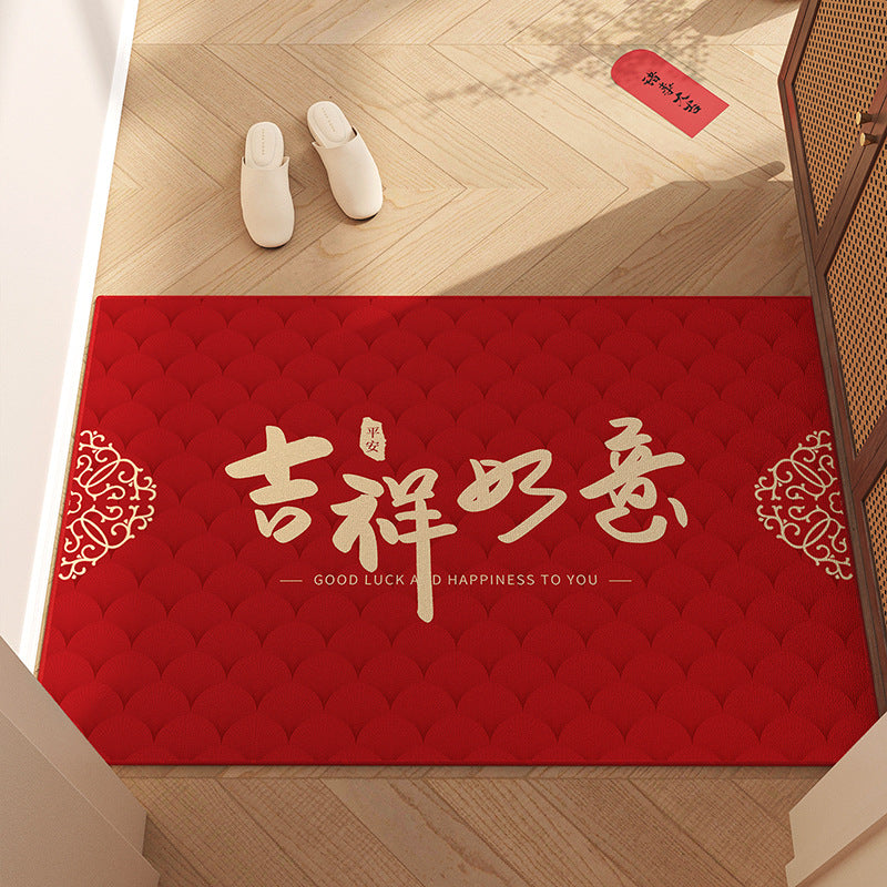 2025 Red Entryway Mat – Durable, Anti-Slip, Stylish