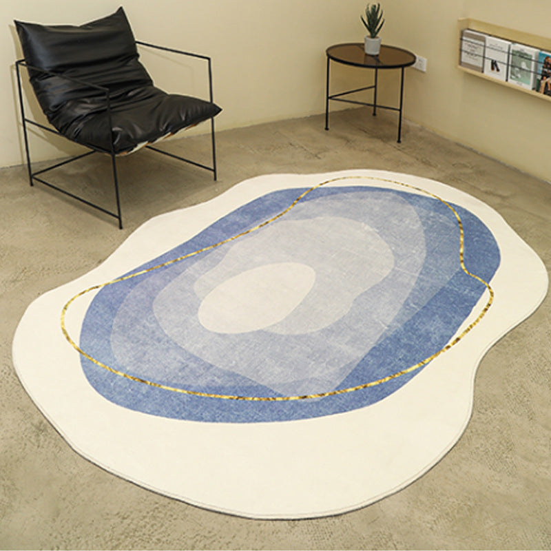 Irregular-Shaped Living Room Rug – Thickened Ins Style Carpet