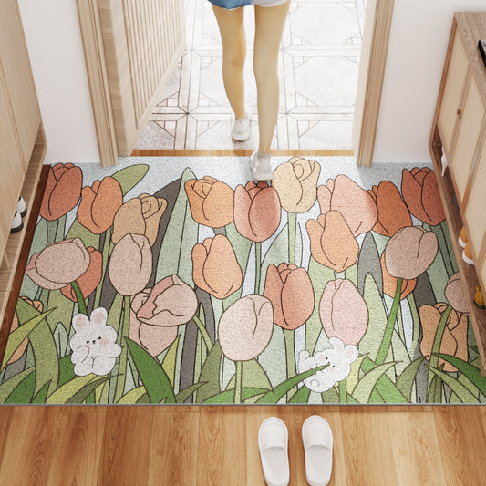 Cute Cartoon Entryway Door Mat – Non-Slip, Dust-Resistant, Durable Floor Mat