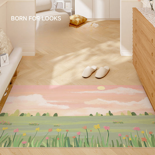 Durable Leather Entry Mat – Customizable PVC Door Mat, Easy Clean