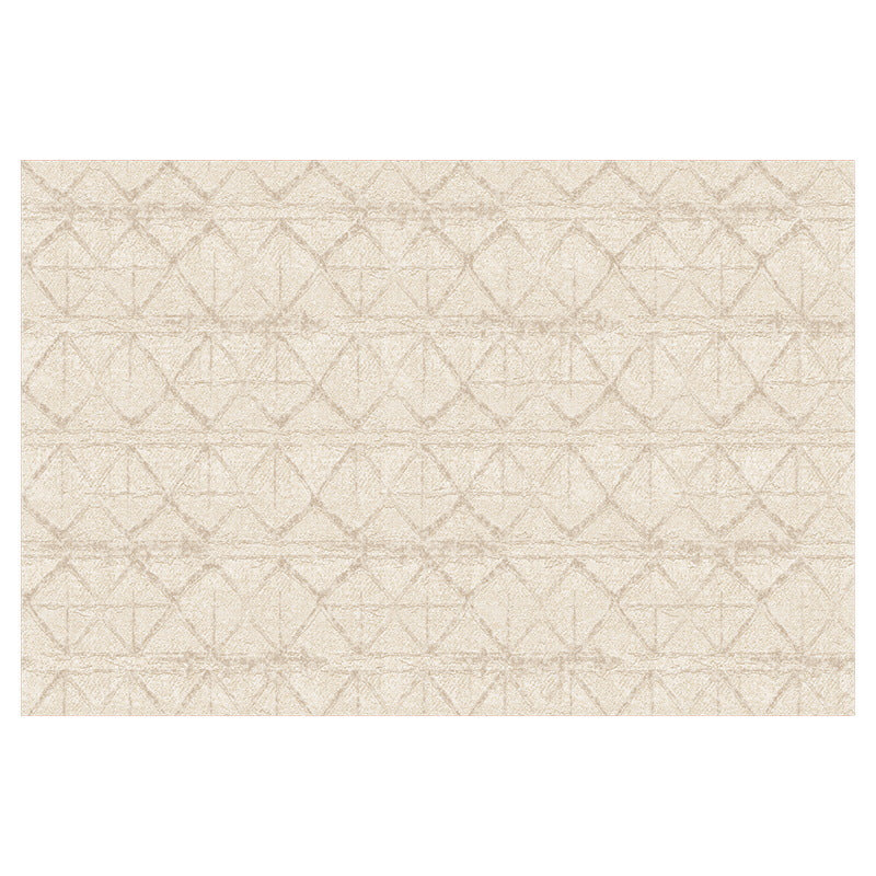 2025 Cream Faux Cashmere Rug – Soft, Stain-Resistant