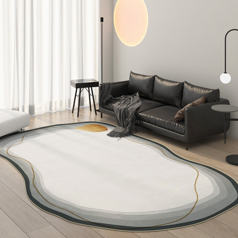 Irregular-Shaped Living Room Rug – Thickened Ins Style Carpet