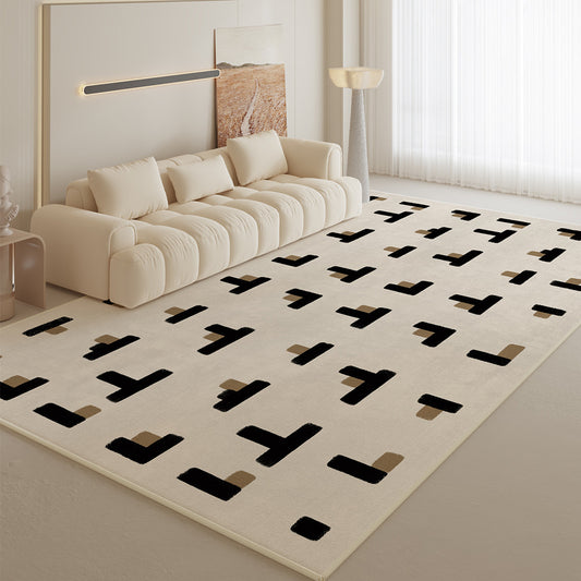 2025 Cream Loop Pile Rug – Minimalist, Full Coverage Rug