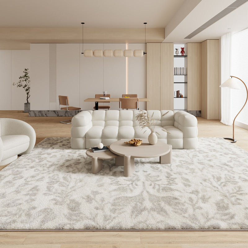 Luxurious Plush Living Room Rug – Thick Faux Cashmere Carpet