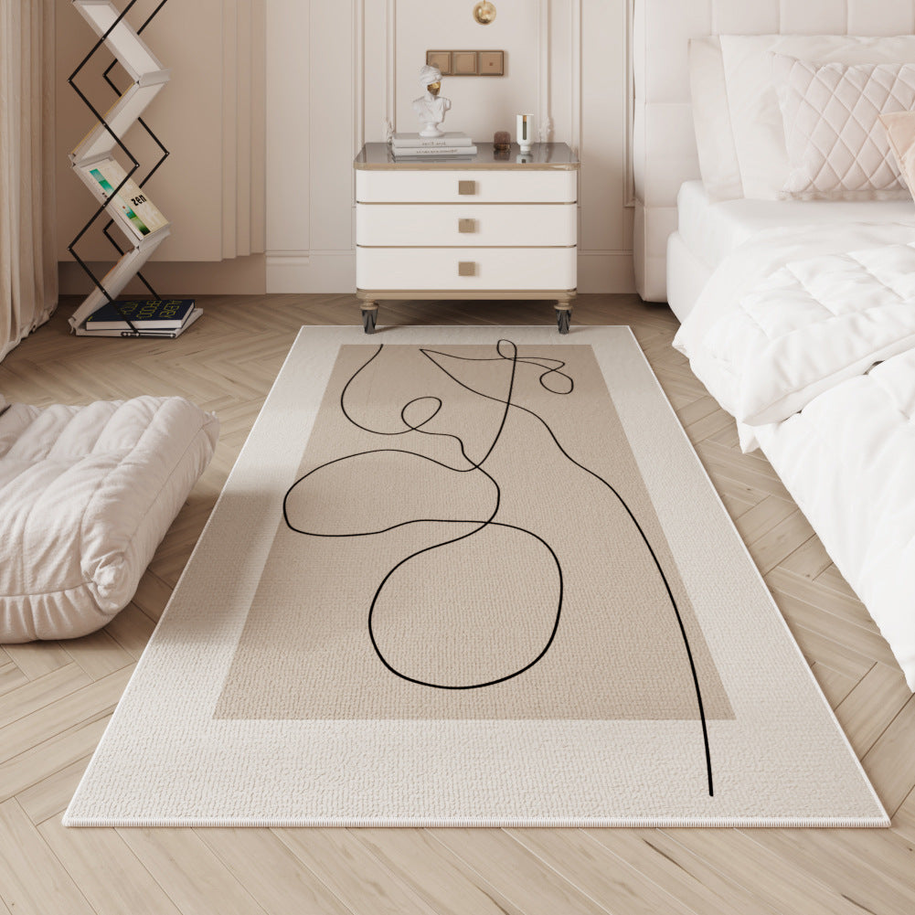 French Luxury Carpet – Soft Plush Non-Slip Rug for Bedroom & Entryway