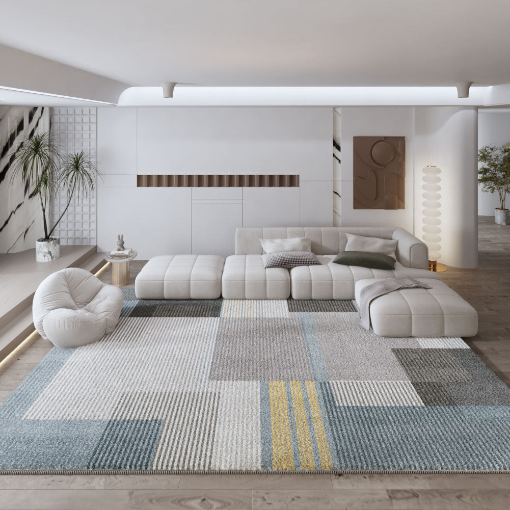 Modern Nordic Rug – Minimalist, Anti-Slip, Full Coverage