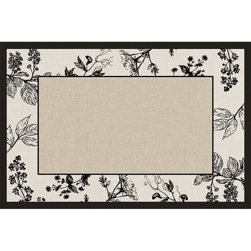 French Cream Rug – Vintage, Modern Minimalist Rug