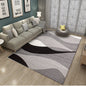 New Arrival Nordic Geometric Printed Carpet Bedroom Bedside Sofa Floor Rug Hall Decor Soft Area Carpets Curve Plaid Large Rugs