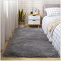 Thick Fluffy Carpets For Living Room Decor Bedside Rug Warm Plush Floor Mats Children&#39;s Room Play Mats Silkly Furry Carpet Grey