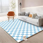 Checkerboard Solid Color Carpets Large Area Rugs for Living Room Non-slip Green Floor Mat Soft Bedside Rug girl bedroom decor