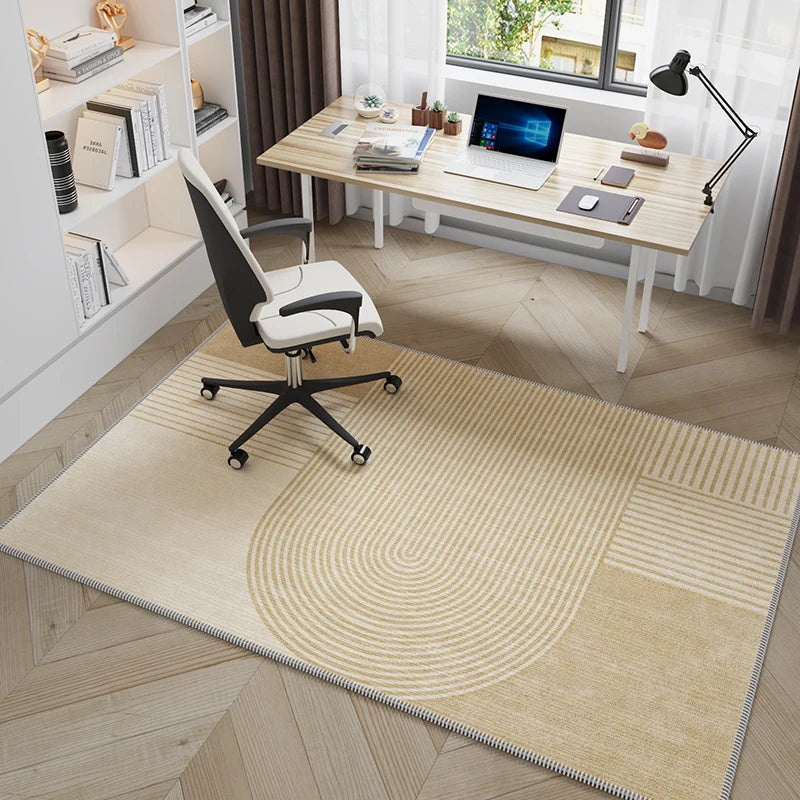 Study Carpet Dresser Desk Computer Chair Non-slip Soundproof Rug