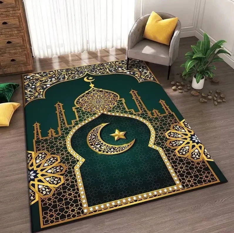 Prayer Rug Islamism Ramadan Room Decoration Large Size Carpet