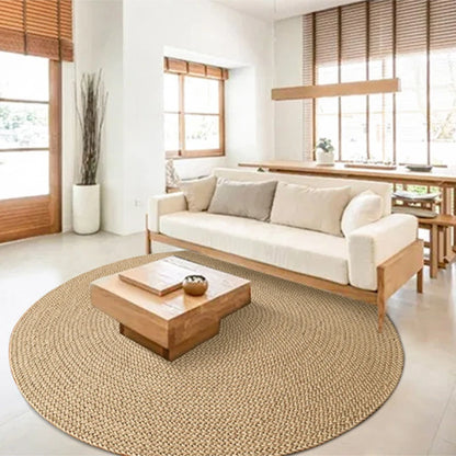 Natural Jute Hand Woven Soft Comfortable Breathable Bedroom Rug