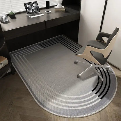 Luxury Computer Chair Carpet Study Tables Non-slip Modern Rug