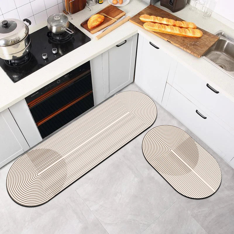 Kitchen Rug Super Absorbent Soft Washable Anti Slip Rug