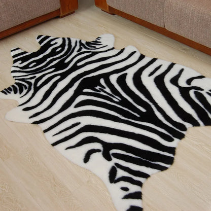 2024 new zebra Cow Leopard Tiger printed Rug