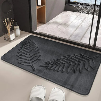 Absorbent Non-slip Bathroom Mat Memory Cotton Bathrooms Floor Mat