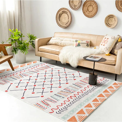 Morocco Tribal Pattern Room Rug Non-Slip Boho Rug