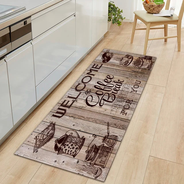 Kitchen Floor Mat Home Balcony Decoration Door Non-Slip Foot Rug