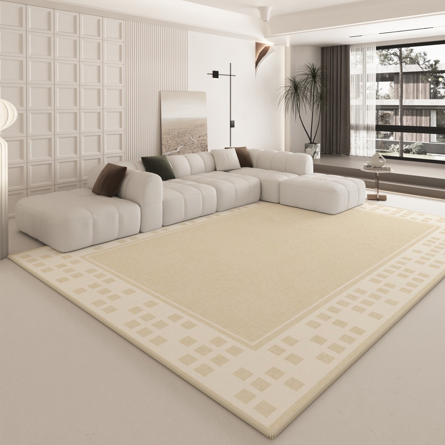 French Minimalist Rug – Waterproof, Luxe, Easy-Care Rug