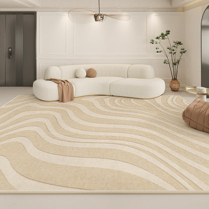 2025 New Cream Loop-Pile Rug – Waterproof & Modern