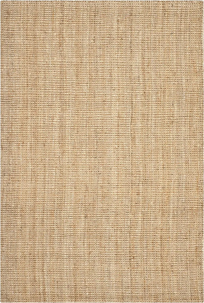 Fiber Collection Area Rug Natural Handmade Farmhouse Jute Rug