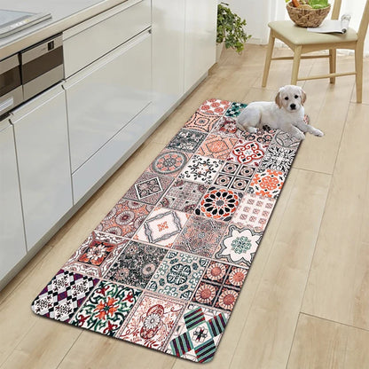 Floor Mat for Kitchen Nordic  Floor Waterproof Rug