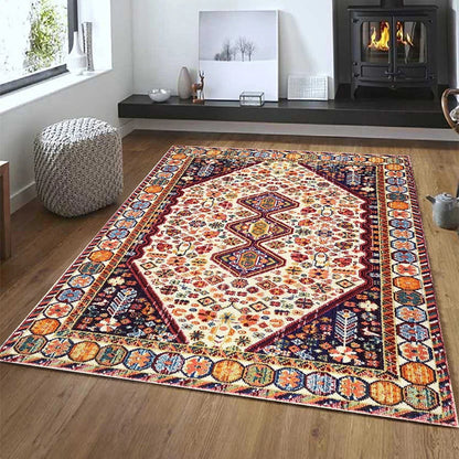 Turkey Mandala Big Carpet Non-slip Waterproof Large Geometric Area Rug