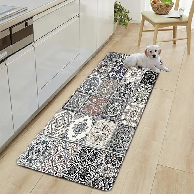 Floor Mat for Kitchen Nordic  Floor Waterproof Rug