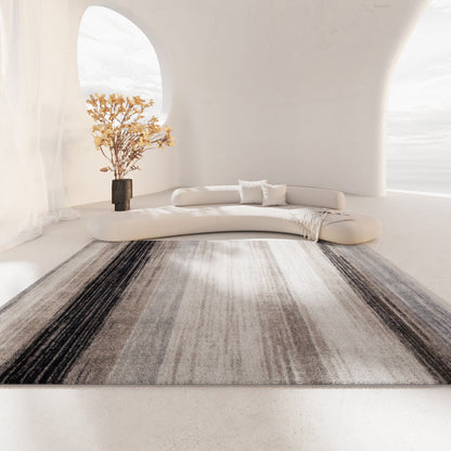 Plush Faux Cashmere Rug – Long-Pile Cream Carpet for Home
