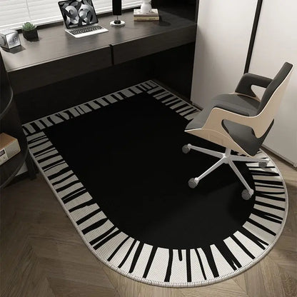 Luxury Computer Chair Carpet Study Tables Non-slip Modern Rug