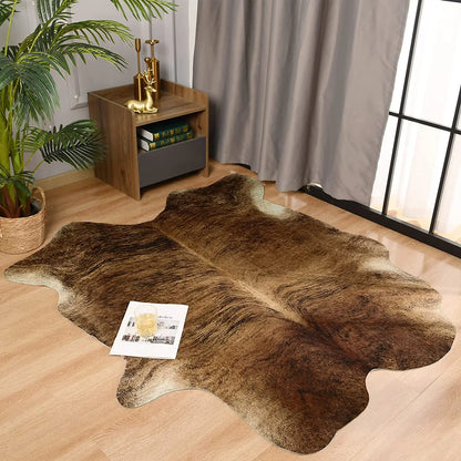 American Style Faux Fur Cowhide Rug