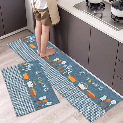 Kitchen Long Area Rug Hallway Soft Washable Anti Slip Rug