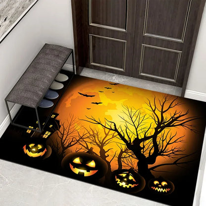 New Halloween Clowns Decorative Mat 3D Visual Three-dimensional Rug