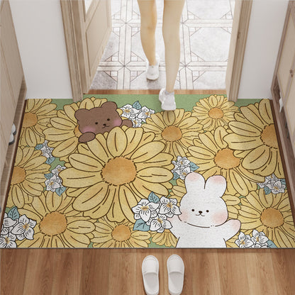 Cute Cartoon Entryway Door Mat – Non-Slip, Dust-Resistant, Durable Floor Mat