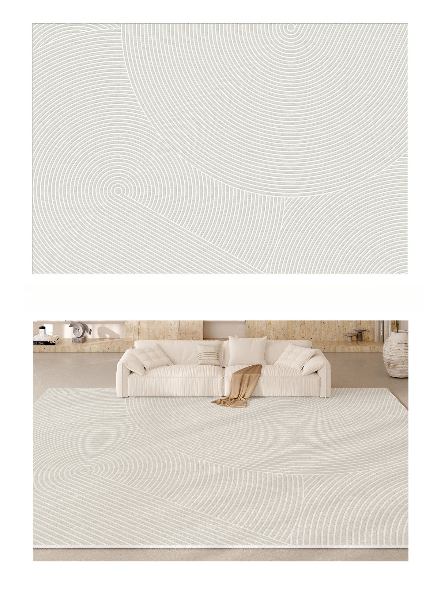 Modern Full-Coverage Plush Carpet – Luxury Bedroom & Living Room Rug