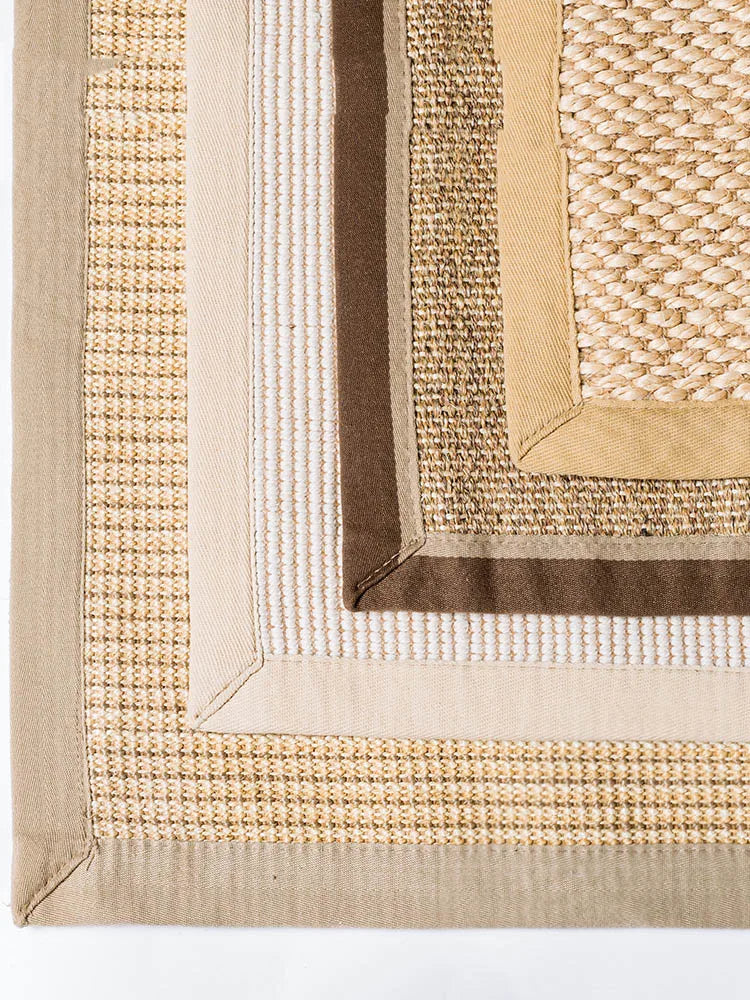 Sisal Woven Rug For Living Room Home Japan Rattan Bedroom Rug