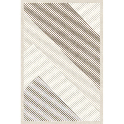 Modern Cream Loop-Pile Carpet – Full-Coverage Non-Slip Rug