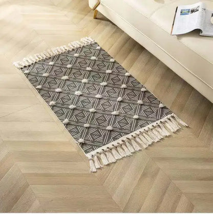 Nordic Style Bathroom Area Rug Entrance Doormat Simple Car Feet Rug