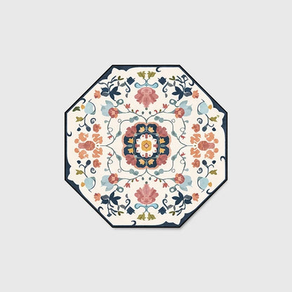 Creative Octagon Retro Elegant Rug European Pastoral Style Rug