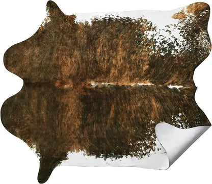 American Style Faux Fur Cowhide Rug