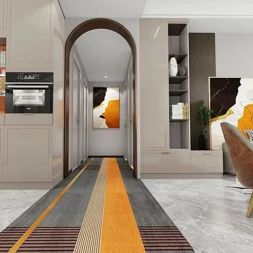 Modern Household Long Corridor Carpet Aisle HOTEL Non-slip Long Rug