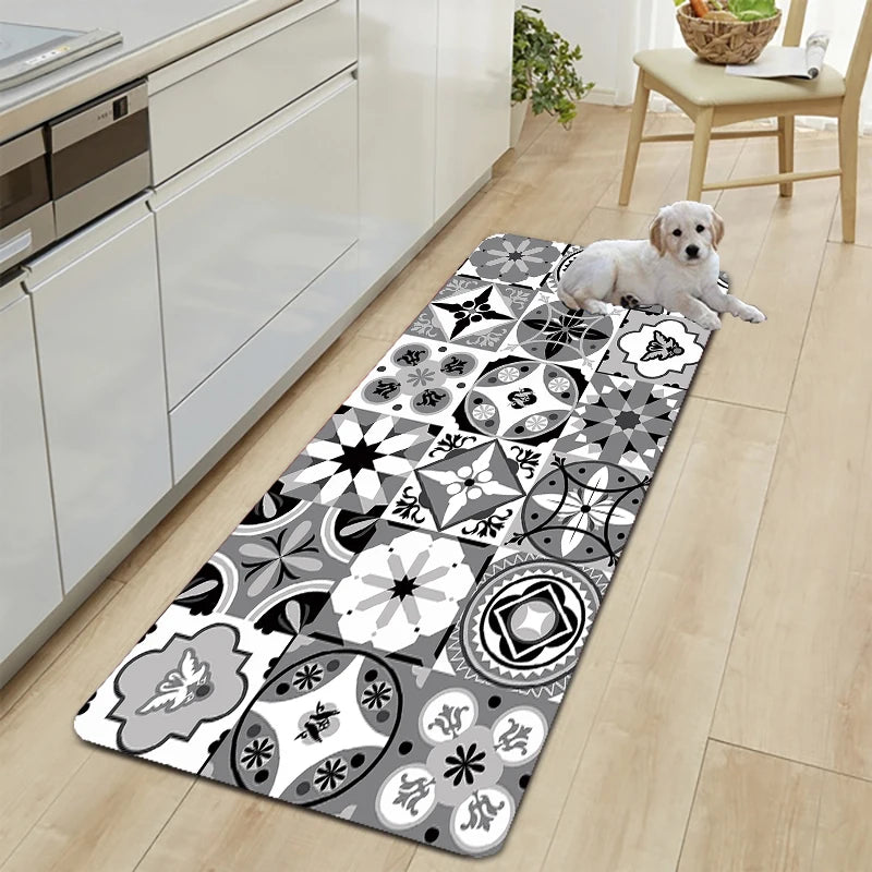 Floor Mat for Kitchen Nordic  Floor Waterproof Rug