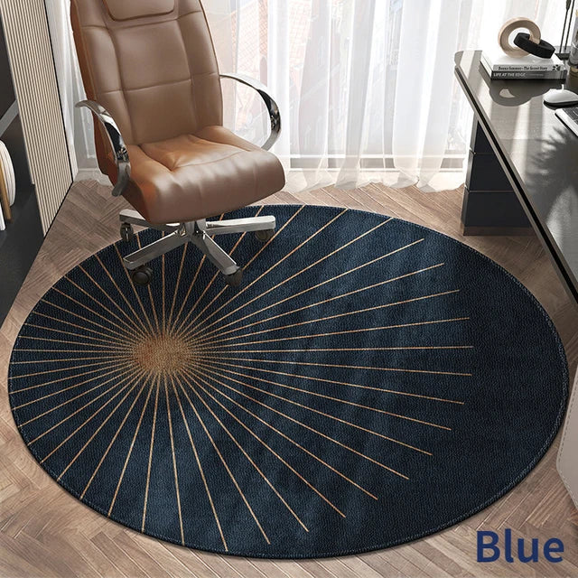 Round Rug Swivel Chair Decor Carpet Sofa Coffee Tables Area Rug